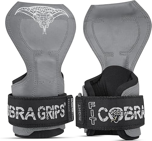 Miniatura 13 de Cobra Grips PRO Weight Lifting Gloves Heavy Duty Straps Alternative with Power Lifting Hooks Padded Wrist Support for Deadlifts & Bodybuilding Un
