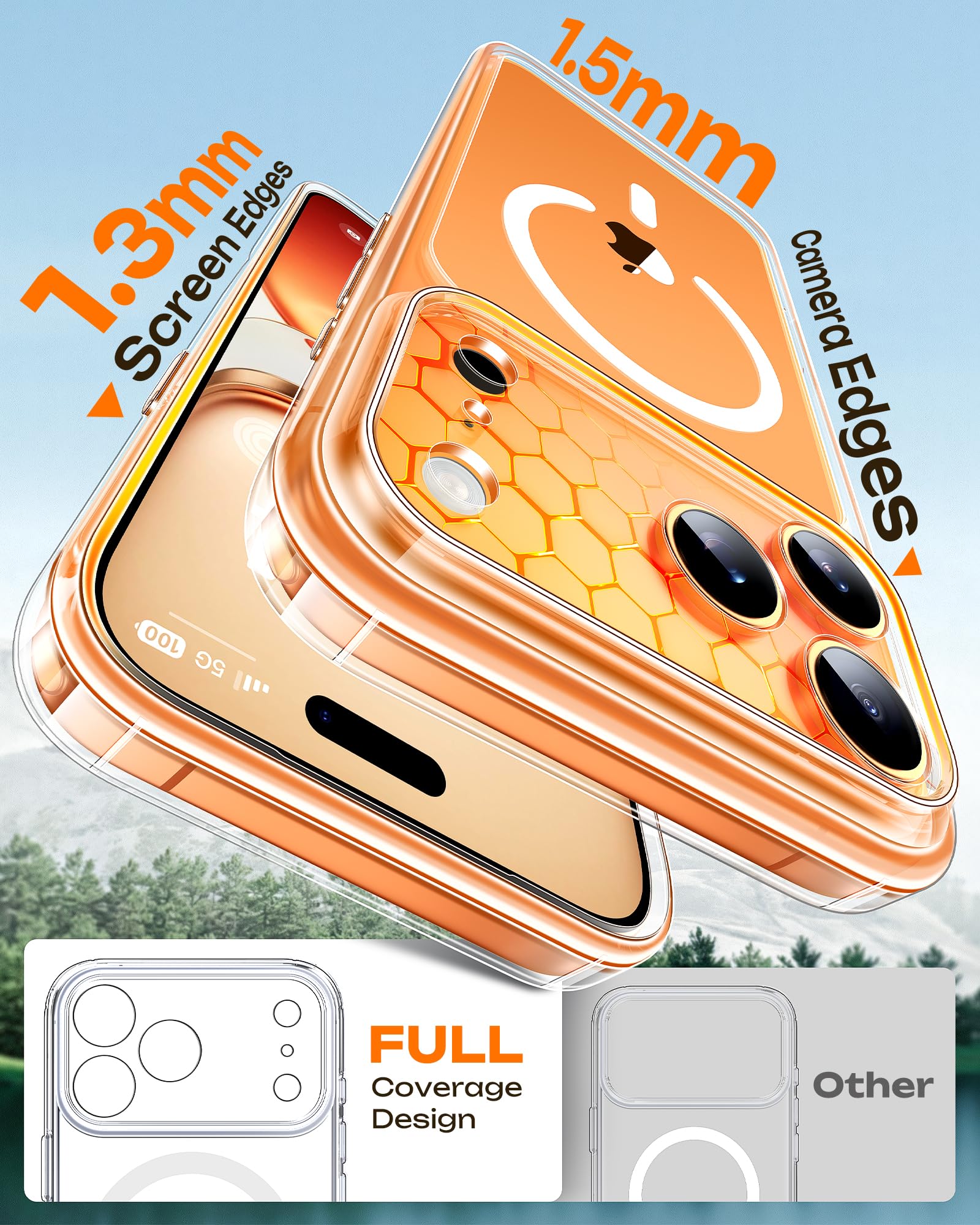 TOCOL Cover Magnetica per iPhone 17 Pro Max 6,9 Pollic, Compatibile con MagSafe, Protezione Fotocamera Integrata, Senza Ingiallimento, Trasparente