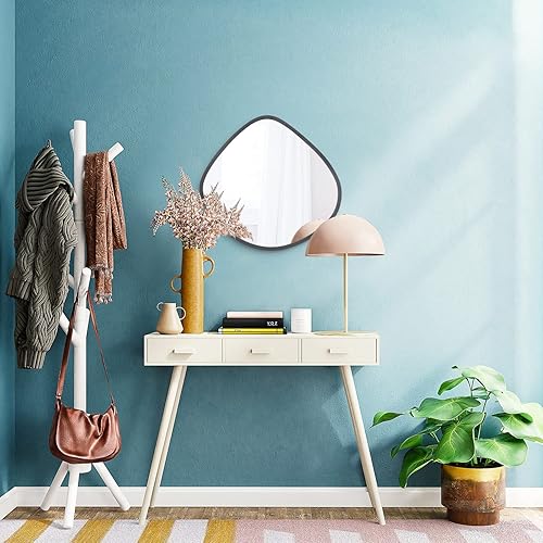 Miniatura 4 de AOAOPQ Espejo irregular para decoración de pared, moderno, sin marco, asimétrico, biselado, para pared, para el hogar, sala de estar, dormitorio,