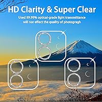 Vista 46 de 3 Pack Tempered Glass Camera Lens Protector for iPhone 12 6.1", Ultra HD, 9H Hardness, Anti-Scratch, Case Friendly, Easy to Install