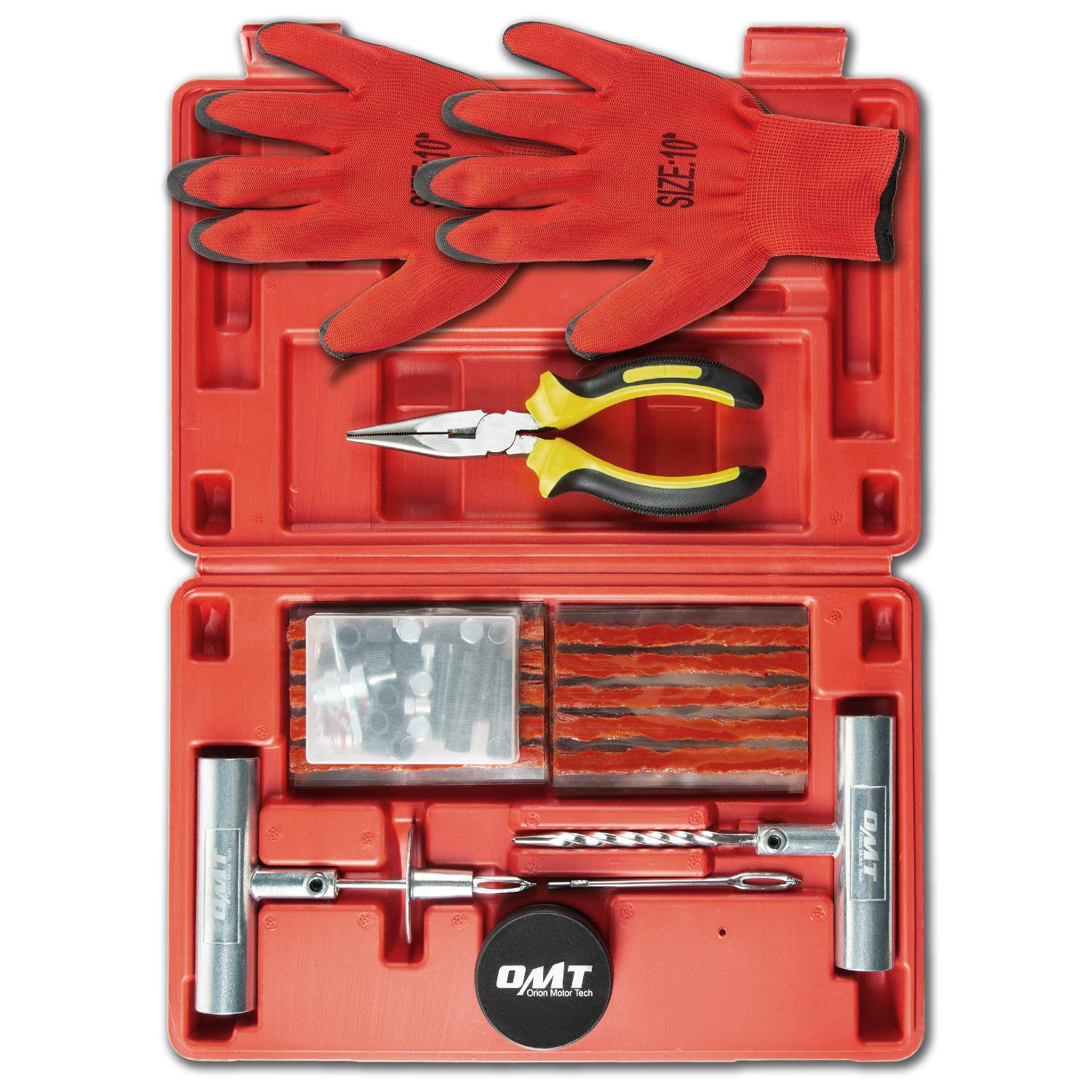 OMT Tire Repair Kit 77PCS OffRoad Emergency Tool Bag for Dirt Bikes
