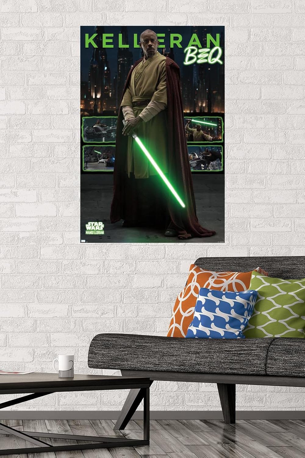 Trends International Star Wars: The Mandalorian Season 3 - Kelleran Beq Wall Poster, 34L x 22.4W, Premium Unframed Version