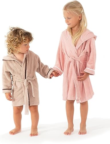 Miniatura 5 de Premium Soft Bath Robe for Toddlers Babies Kids - Rayon from Organic Bamboo Toddler Robe with Hood - Girls Robe Boys Robe