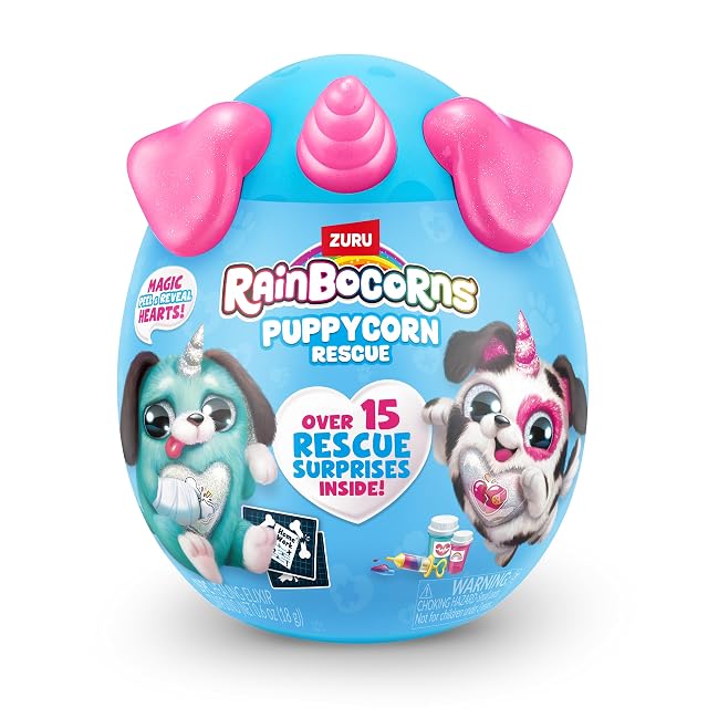 Foto 2 de 8 de Rainbocorns Puppycorn Rescue Surprise, Peaches The Sausage - Peluche Coleccionable