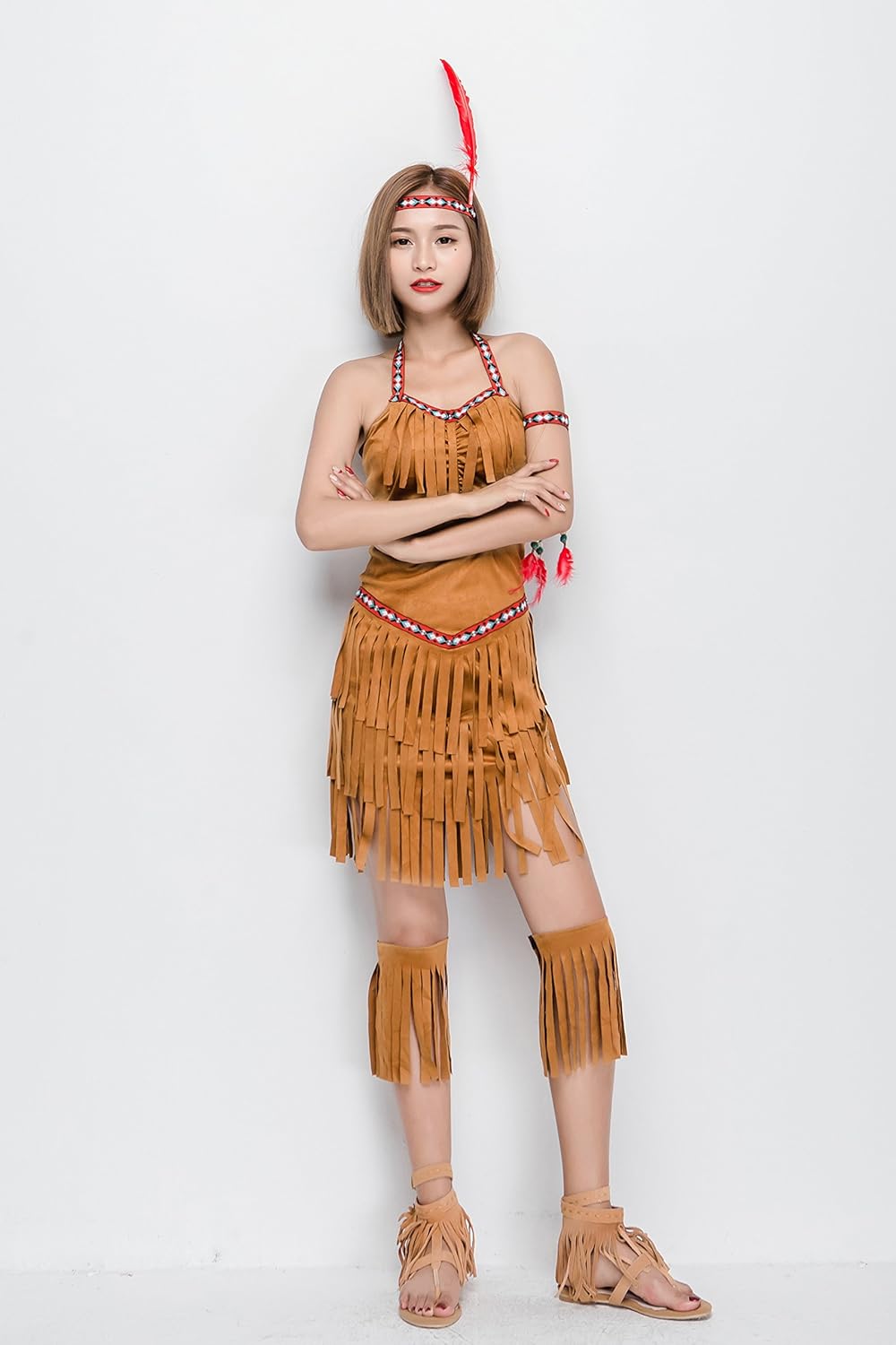 最新な 衣装 インディアン ハロウィン トント 送料無料 通常便なら 衣装 コスチューム 大人用 原始人インディアン 原住民 洞窟に住む人 インディアン ハロウィン用品 Yappco Bio