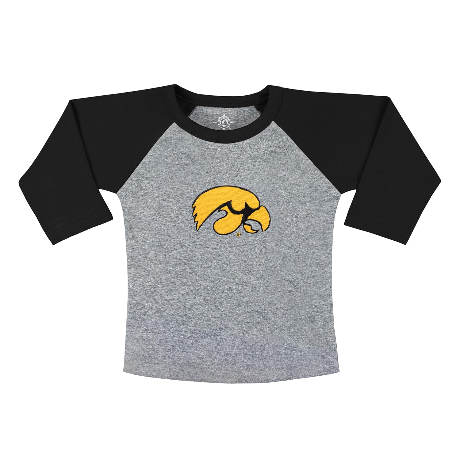 University of Iowa Hawkeyes Newborn Baby Toddler 2-Tone Raglan Baseball Shirt - Review, Price and Buying Guide