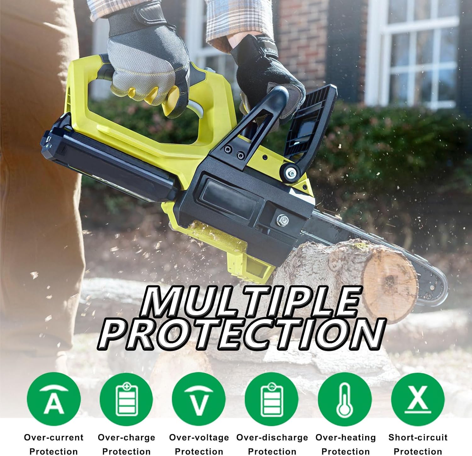 EOTTK 6.0Ah Replacement for Ryobi 40V Battery OP4050 OP4060