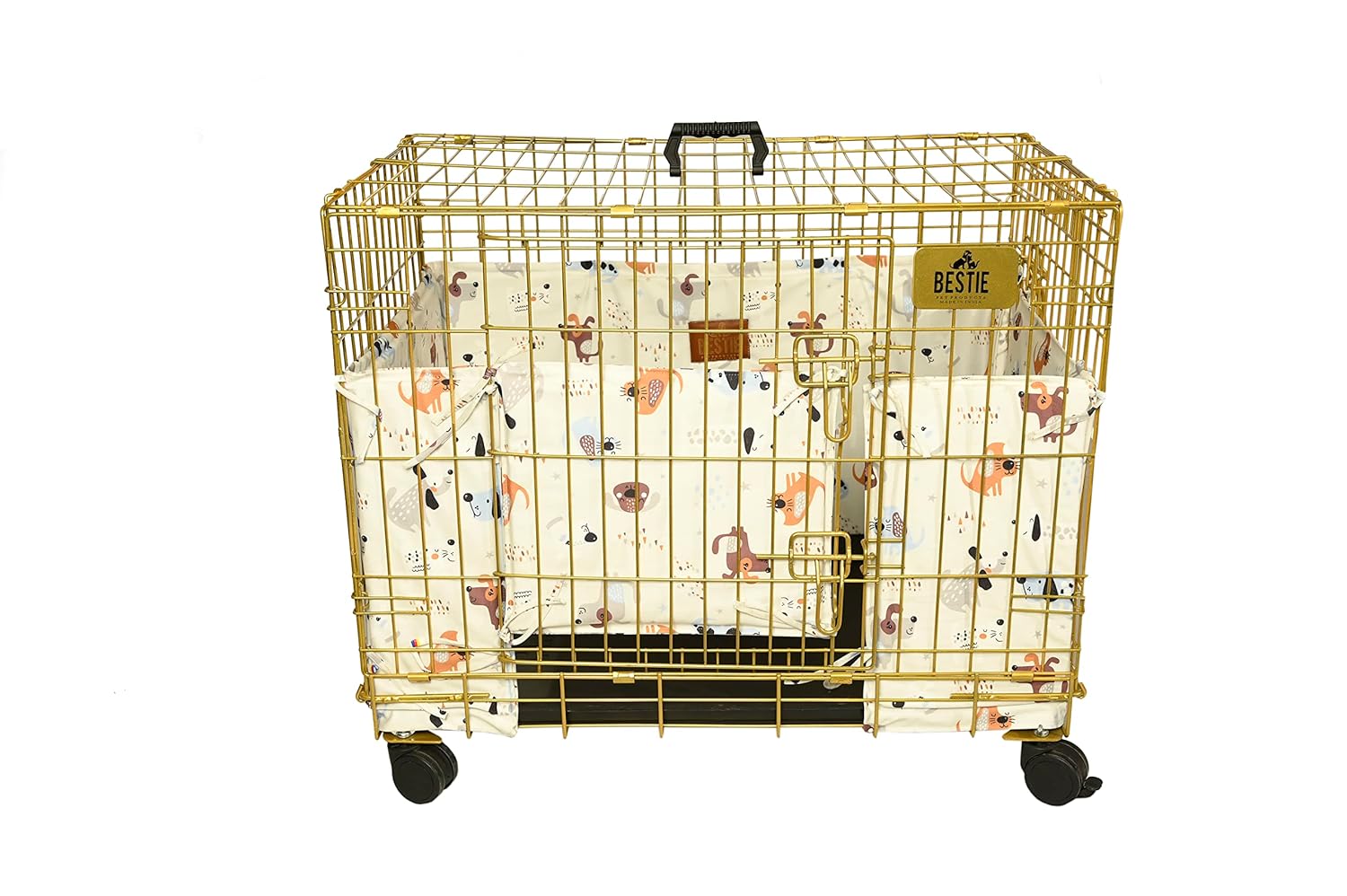 Bestie Dog Crate Bumper Wire Dog Crate Accessories, Dog Crate