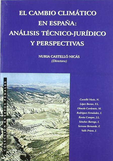 Portada de El cambio climático en España. Análisis técnico-jurídico y perspectivas