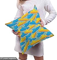 Vista 92 de Ambesonne Tela Geométrica por Yarda, Diseño Monocromo Patrón Abstracto de Líneas Continuas sobre Fondo Liso, Tela de Punto Elástico para Ropa