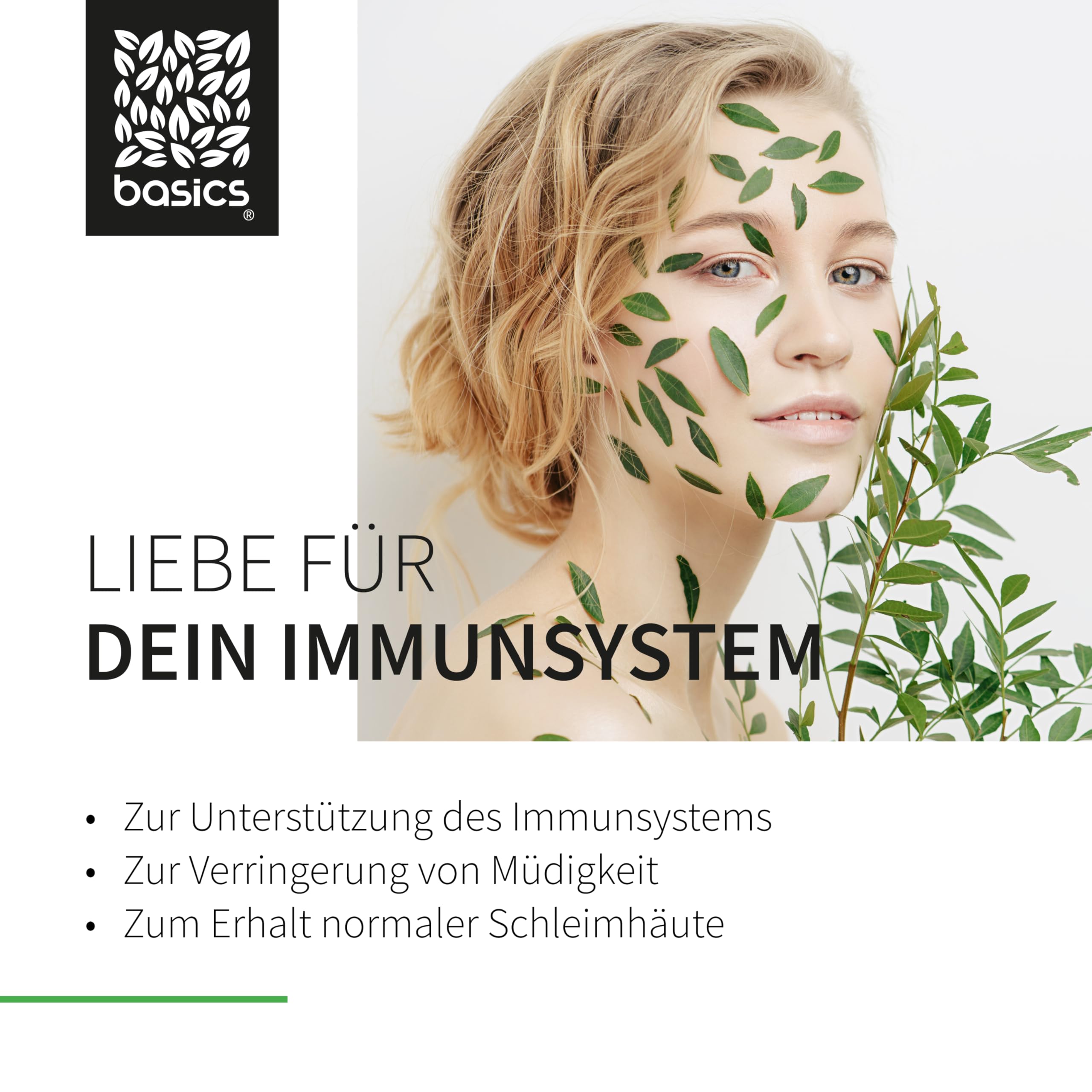 IMMUN KUR - Immunsystem stärken mit basics - Monatskur, 30 x 10ml Fläschchen - Hochdosiert, Kombination aus 15 Mikronährstoffen. Ohne unerwünschte Zusätze - Vegan - Laborgeprüft