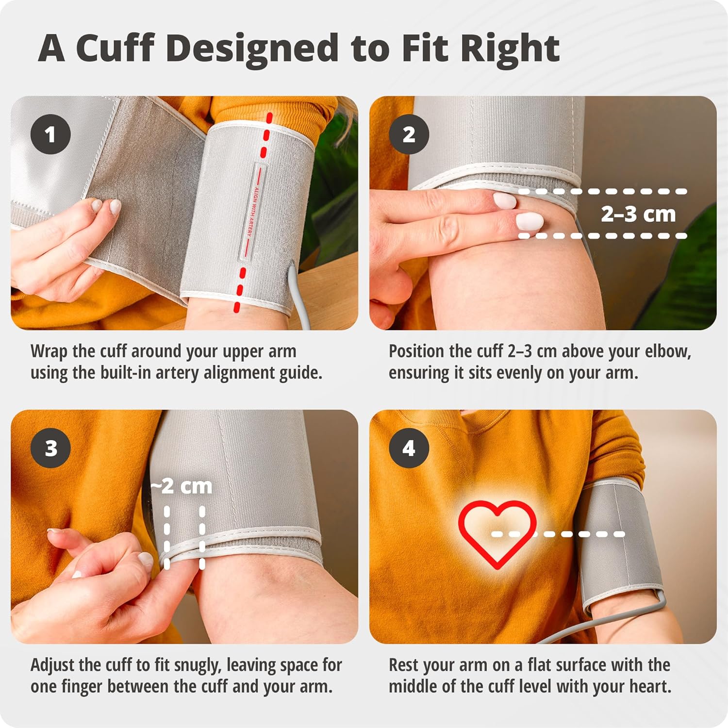 Greater Goods Bluetooth Smart Blood Pressure Monitor – Automatic Digital Upper Arm BP Machine for Home Use, 8.7”–16.5” Standard Cuff, Compatible with XL Cuff, Large Easy-to-Read Display, Complete Kit