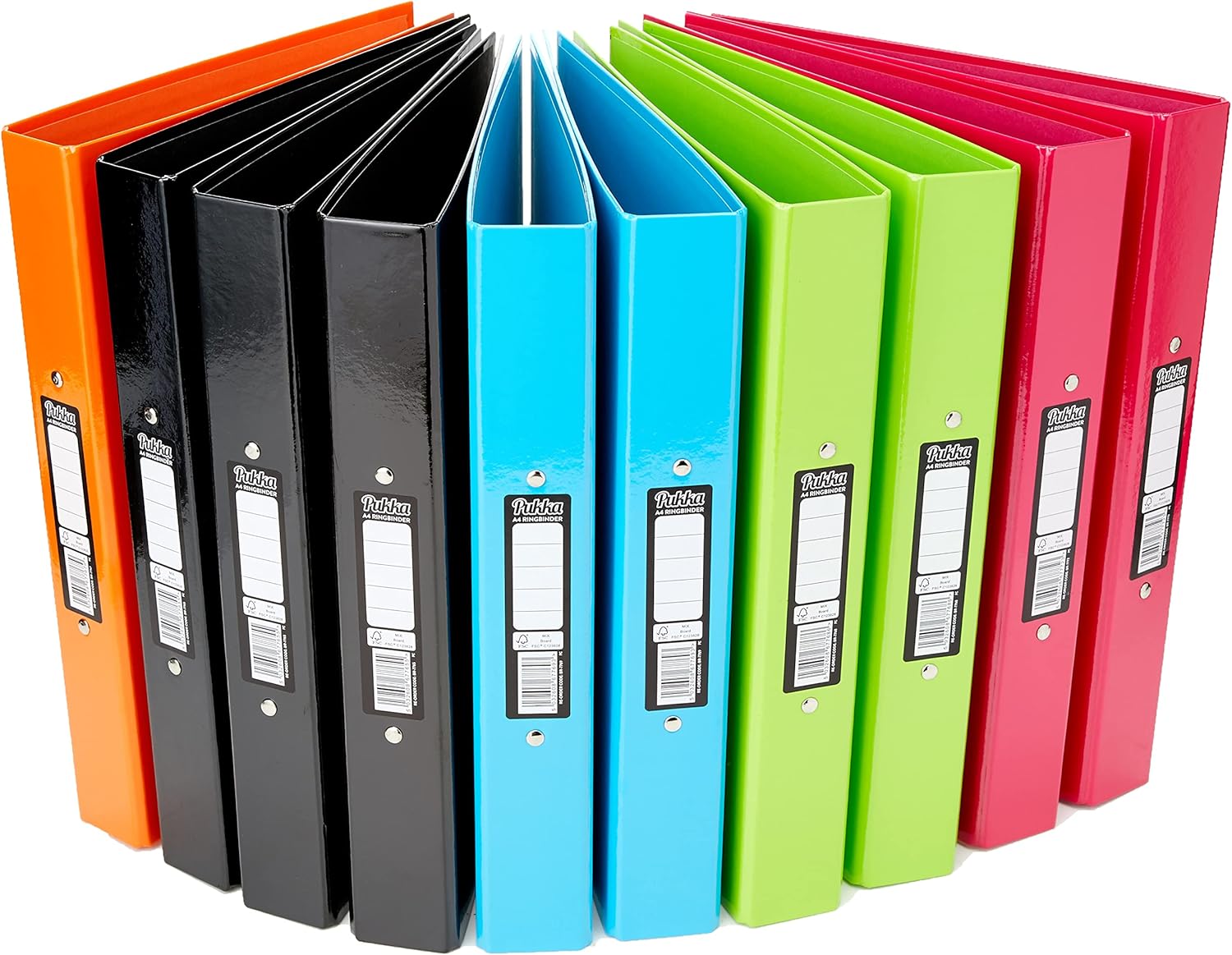 Pukka Pads Brights Ring Binder, 2 ORing, A4, 25mm Rings