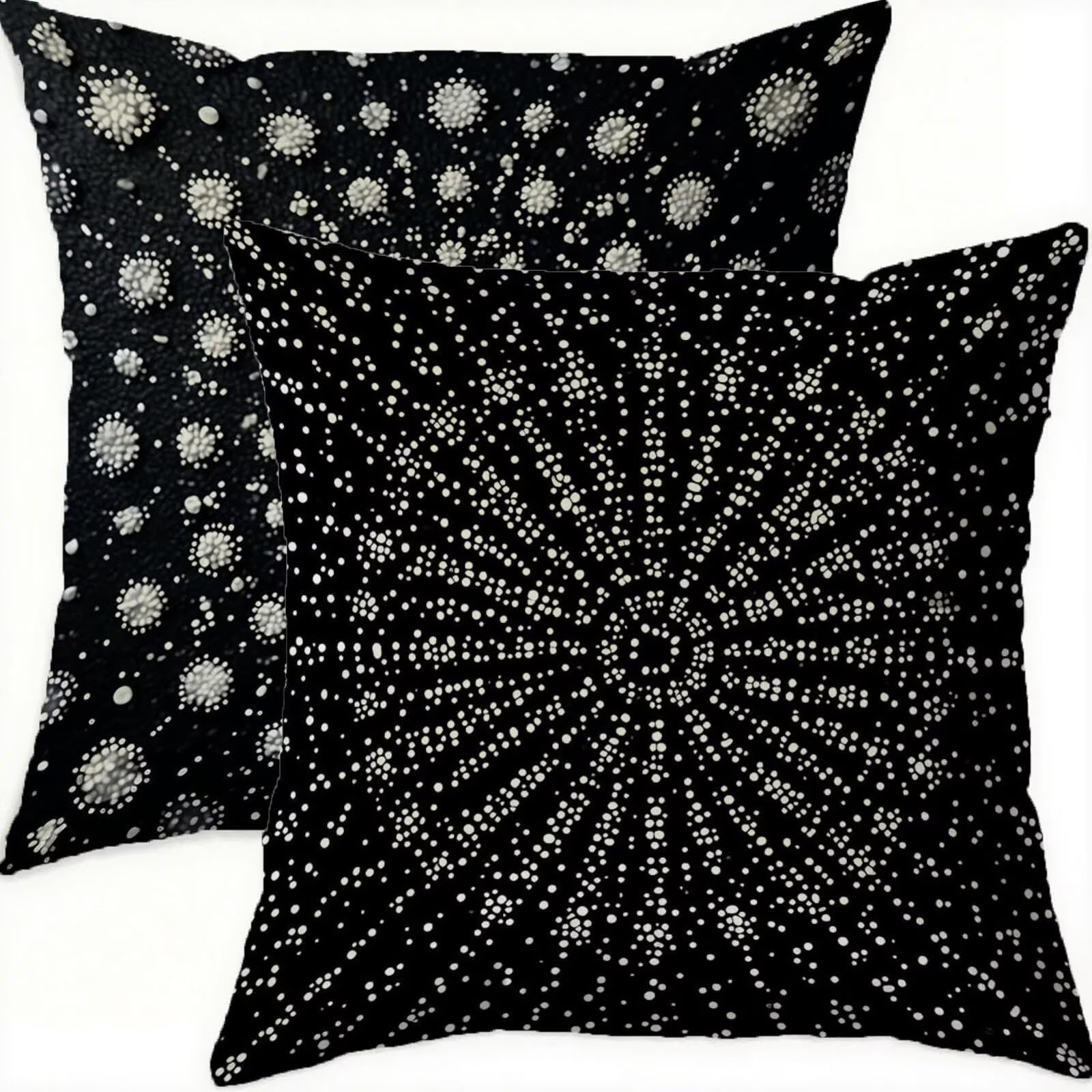 Housse coussin 70x70cm anti tache imperméable avec fermeture éclair invisible