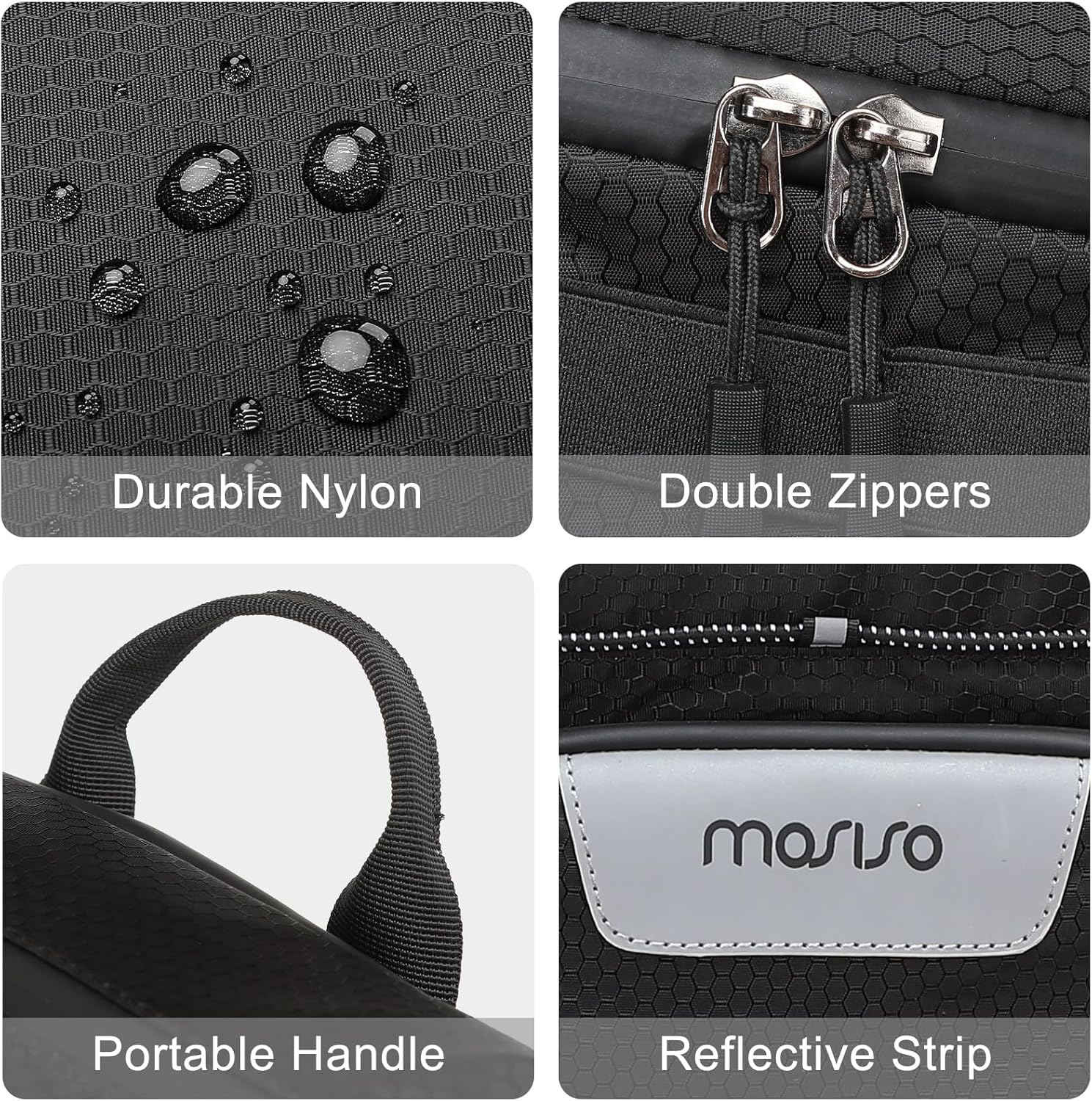 MOSISO Baseball Bat Bag, Large Capacity Baseball Backpack for Men Women, Lightweight Softball Equipment Backpack Catchers Gear Bag with Fence Hook & Shoe Compartment for Training Sports, Black