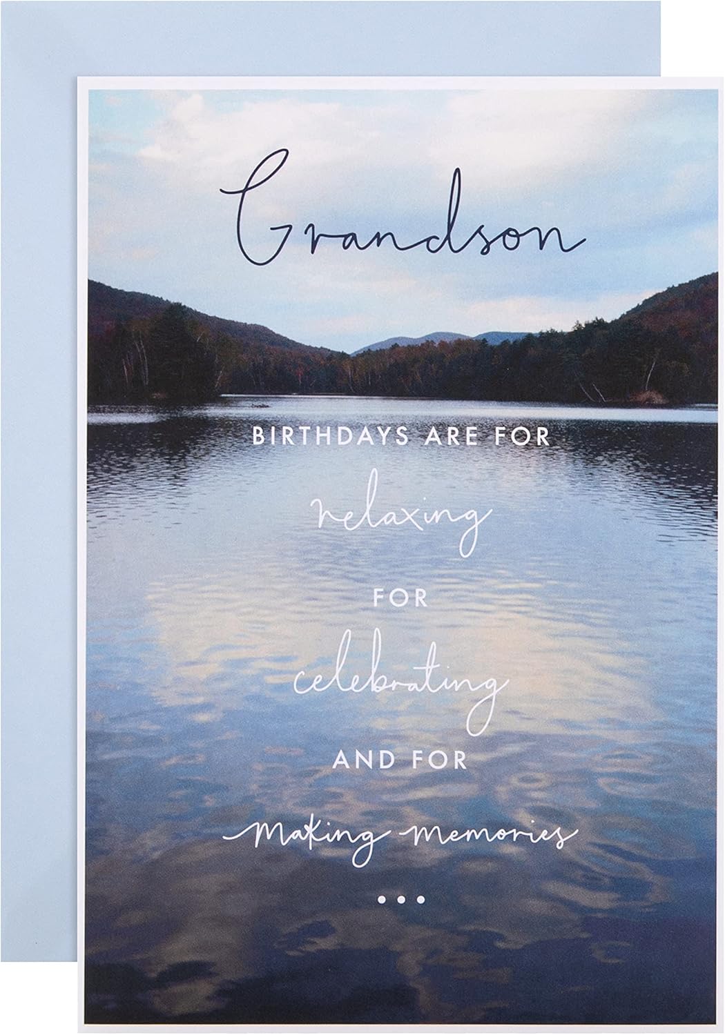 Hallmark Birthday Card for Grandson- Contemporary Photographic Design