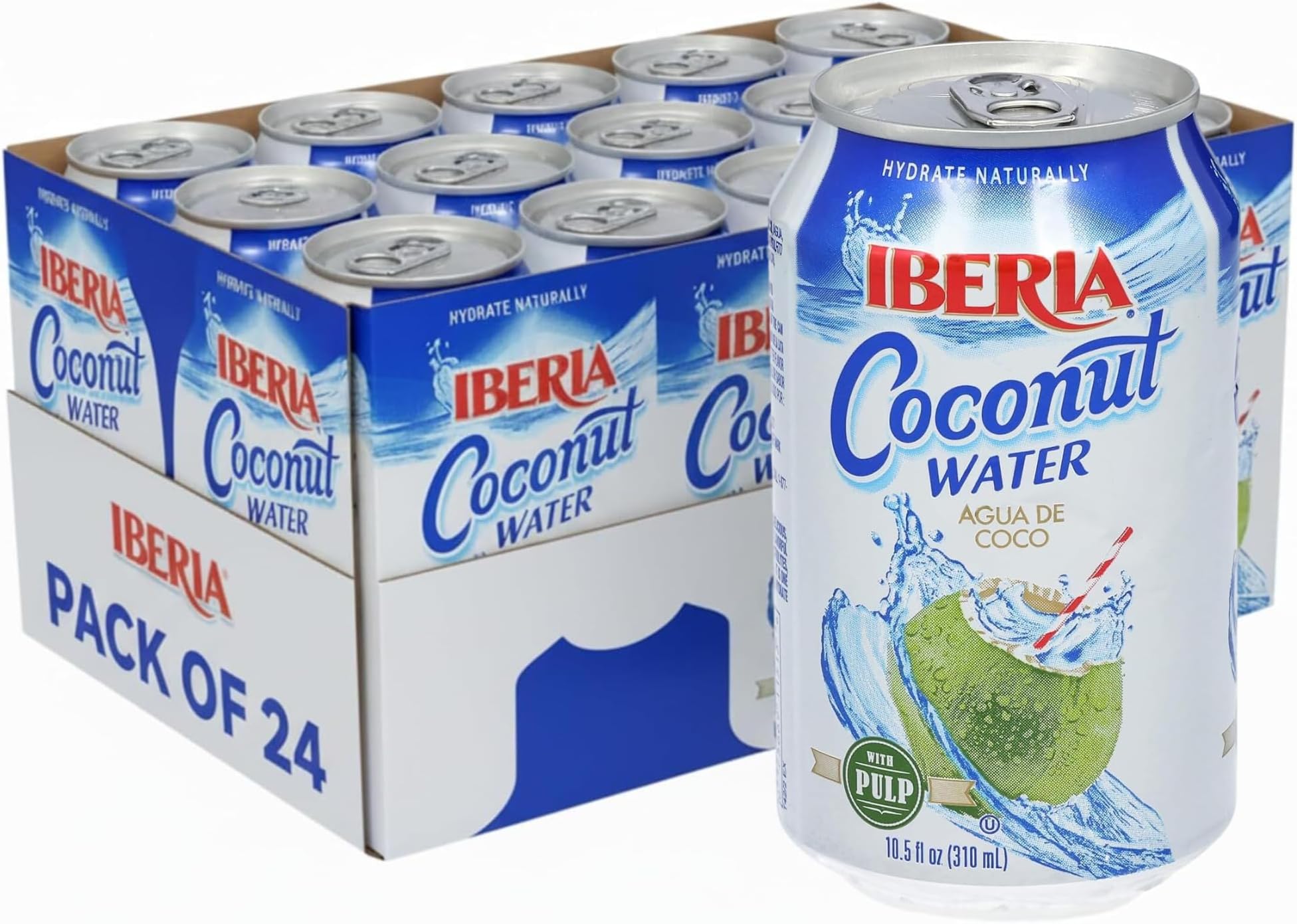 Coconut Water With Pulp, 10.5 Fl Oz (Pack of 24)