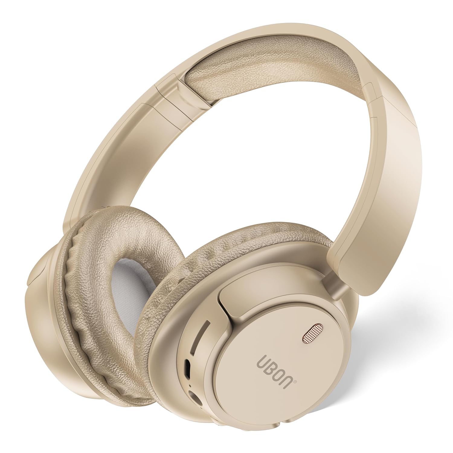 UBON HP-705 Beast Bluetooth Headphones with 30 Hrs Playtime | Deep Bass | 40 MM Driver | Soft Cushion | Over The Ear Headphones (Beige) UBON HP-705 Beast Bluetooth Headphones with 30 Hrs Playtime | Deep Bass | 40 MM Driver | Soft Cushion | Over The Ear Headphones (Beige)