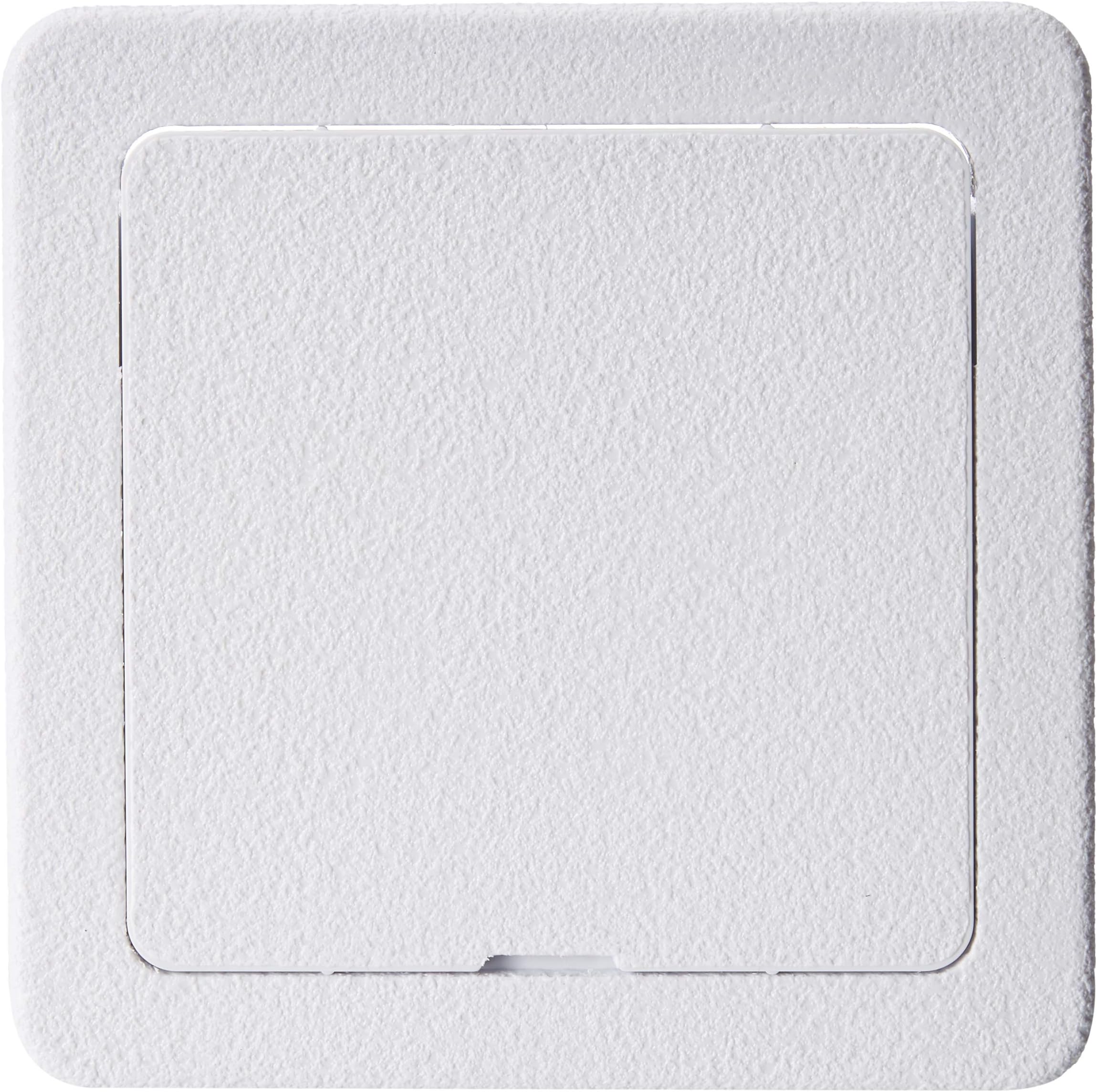 Wallo® 4 X 4-Inch SMALLEST Plastic Access Door, Hinged Access Panel for Drywall Walls and Ceilings. Perfect for providing service area for Plumbing/Wiring Applications and Electrical Access Panels