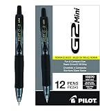 PILOT G2 Mini Premium Gel Pens, Fine Point 0.7mm, Black Ink, 12-Pack – view 1