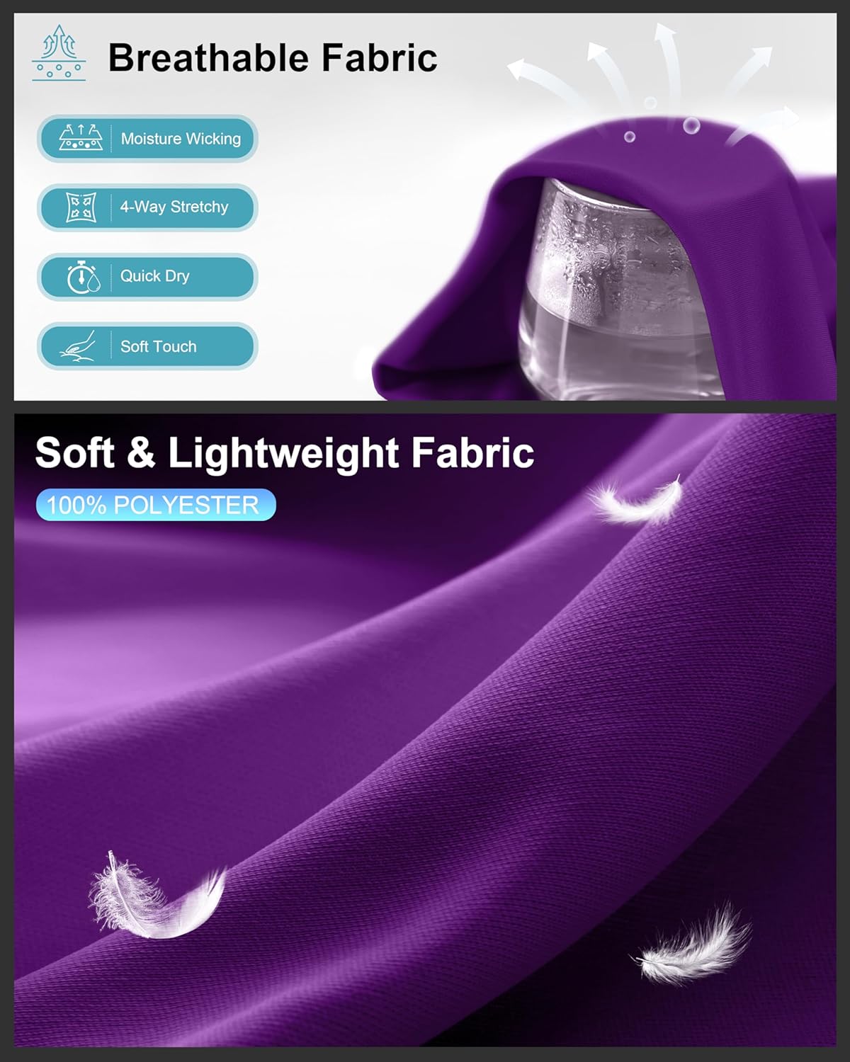 G Gradual Men's Workout Shirts Quick Dry Athletic Running T-Shirts Lightweight Moisture Wicking Short Sleeve Sports Gym Tops - Image 5