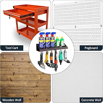 Amazon.com: UNITEDPOWER Pneumatic Tool Holder Lockable/Aerosol