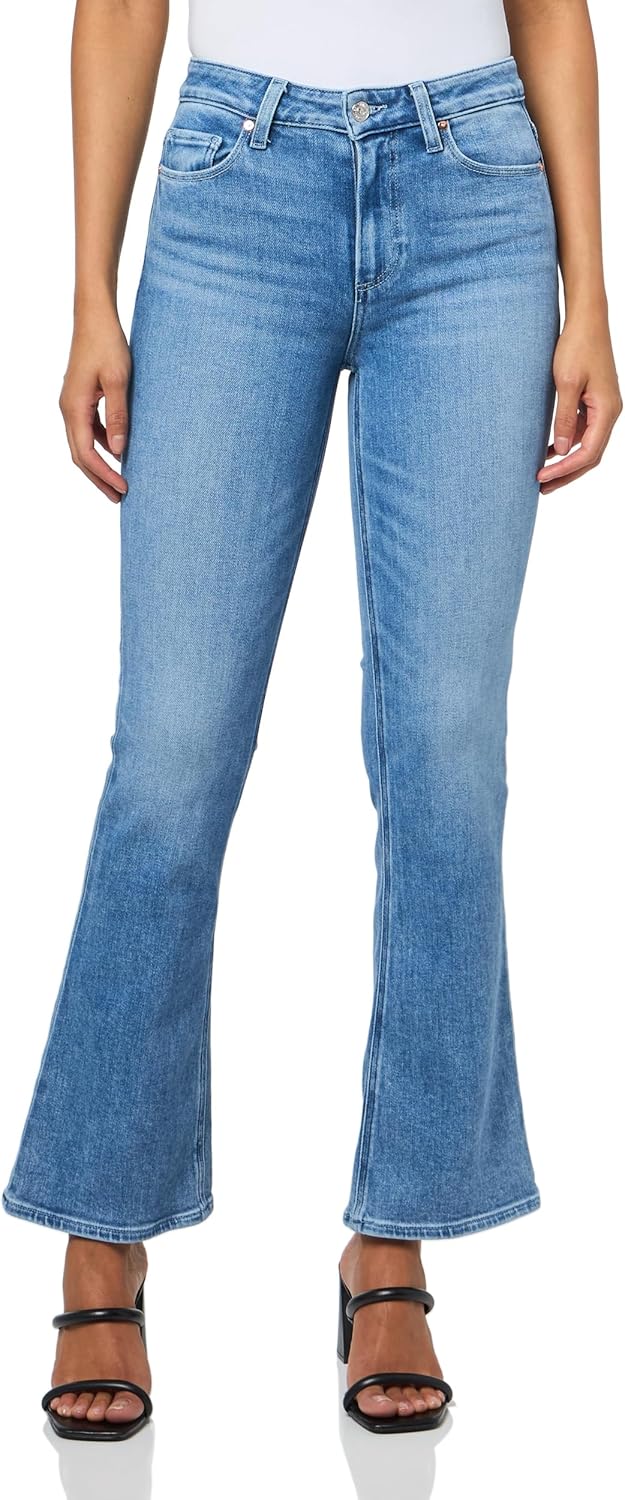 PAIGE Women's High Rise Laurel Canyon Petite Jeans