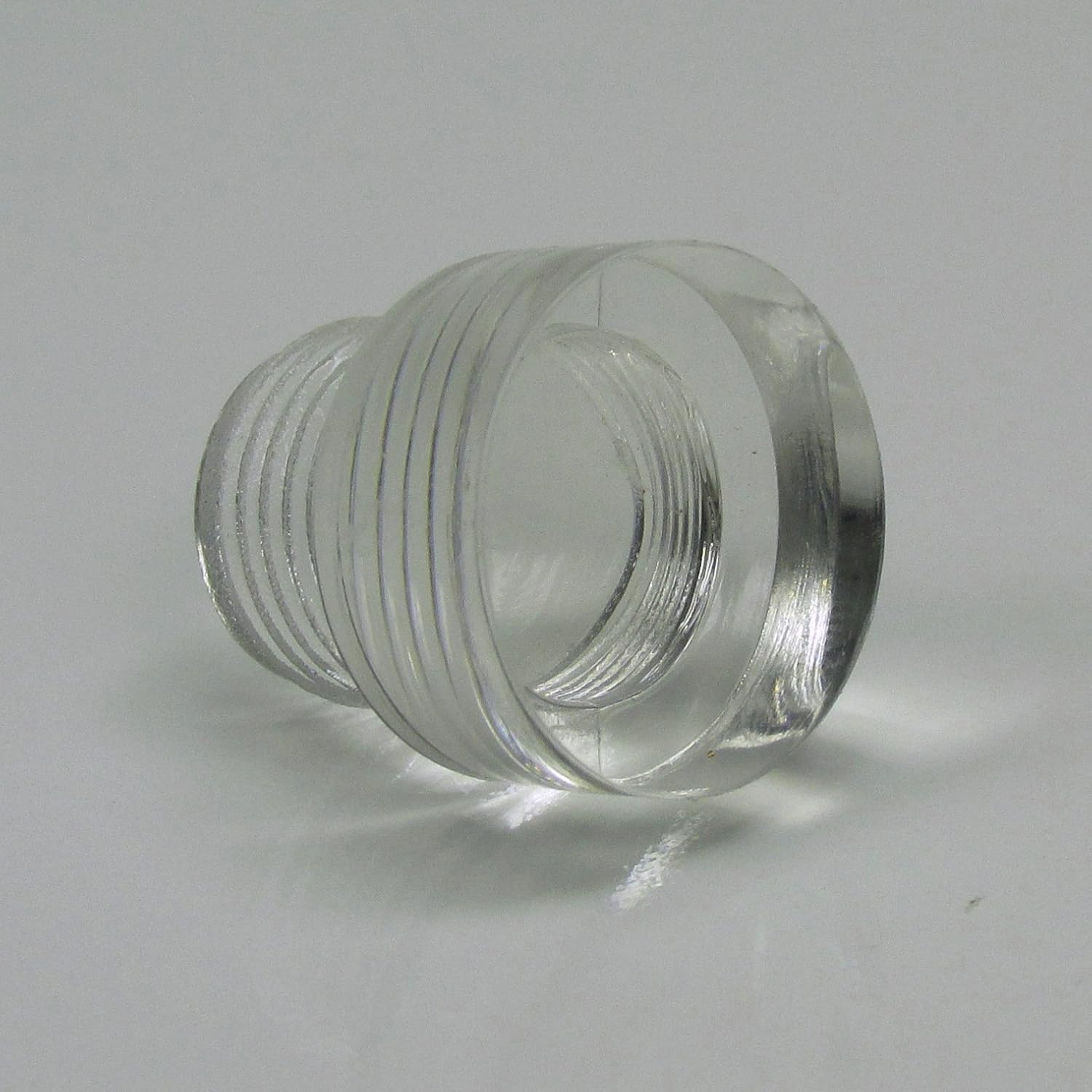 Clear Round Timing Plug Sight Window - Fits All Harley Big Twin FX/FL, Touring, Softail, Dyna, FXR & Sportster Models - Harley Transparent Engine/Motor Timing Tool - Motorcycle Chopper Bobber Non_HEX