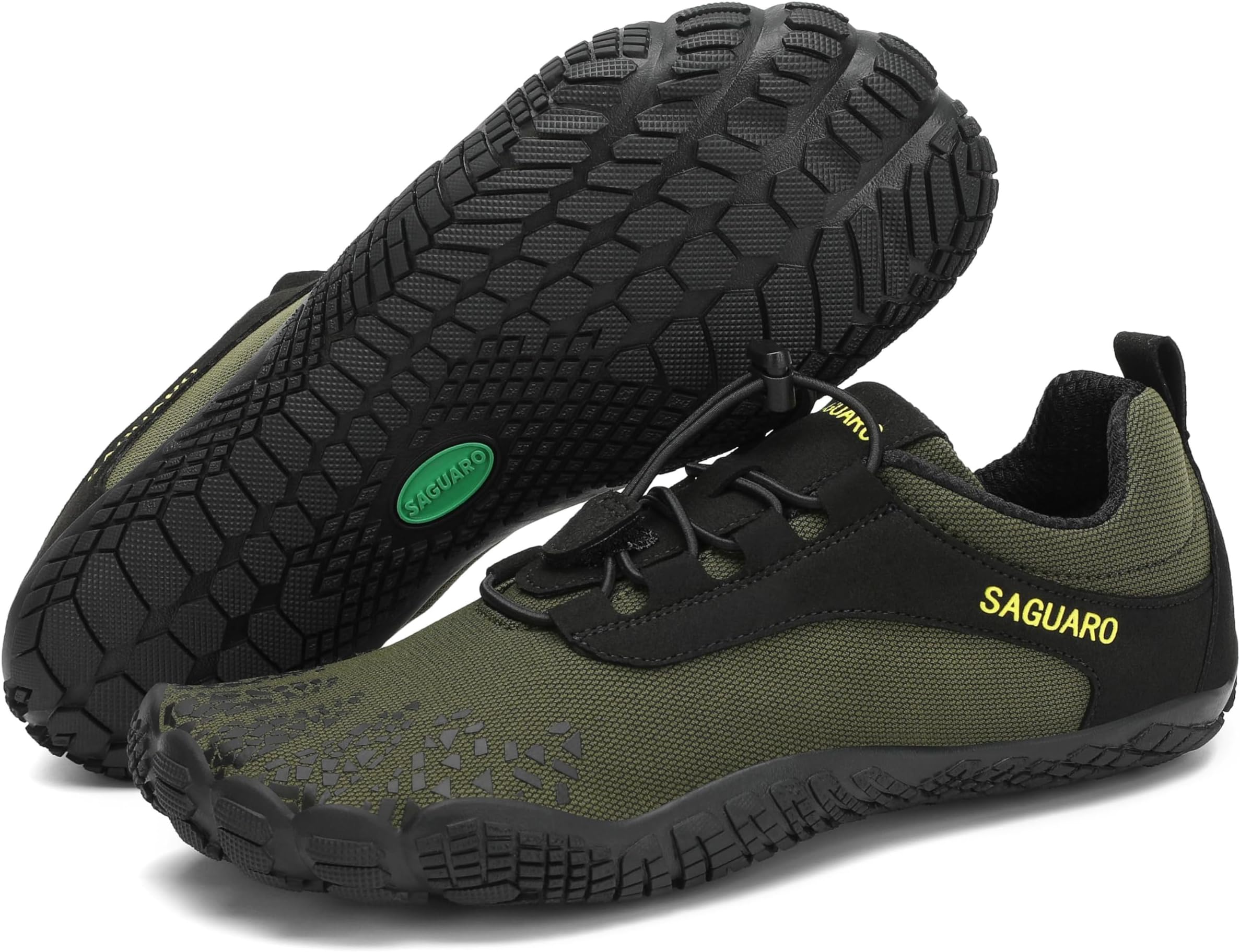 SAGUARO Barefoot Shoes for Men – Wide Toe Box Zero Drop Minimalist Shoes Trail Runner Sneakers
