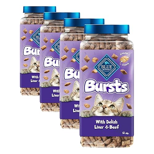Blue Buffalo Bursts Crunchy & Creamy Cat Treats, Great for