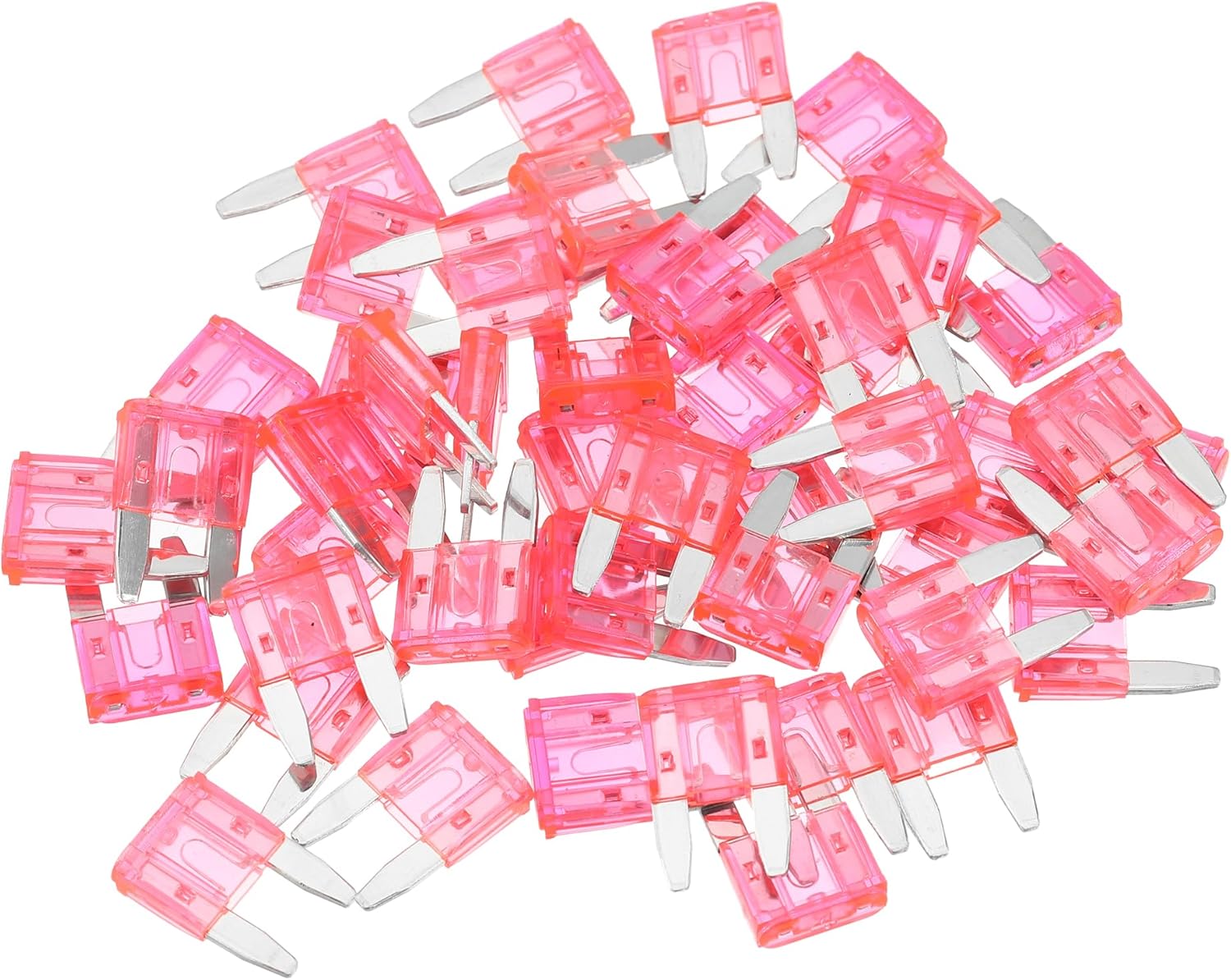 Partuto 50 Pcs Mini 4AMP APM/ATM Universal Car Fuse Blade Style Fuses Short Circuit Protection – Automotive Car Boat Truck SUV RV – Plastic Metal Pink Partuto 50 Pcs Mini 4AMP APM/ATM Universal Car Fuse Blade Style Fuses Short Circuit Protection – Automotive Car Boat Truck SUV RV – Plastic Metal Pink