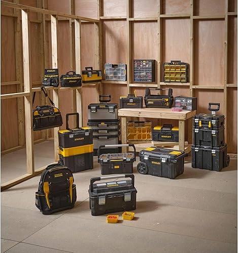 Miniatura 26 de STANLEY Caja de herramientas esenciales (16 pulgadas), solución de almacenamiento duradera con bandeja extraíble y organizadores, para