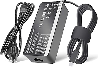 65W USB C Laptop Charger Replacement for Lenovo ThinkPad X1 Carbon 2017 2018 Yoga 730 C930 920 720 ThinkPad E480 E580 T570 T580 T480 T480S L480 L580 X280 ADLX65YDC2A ADLX65YCC3A SA10M13950 01FR026