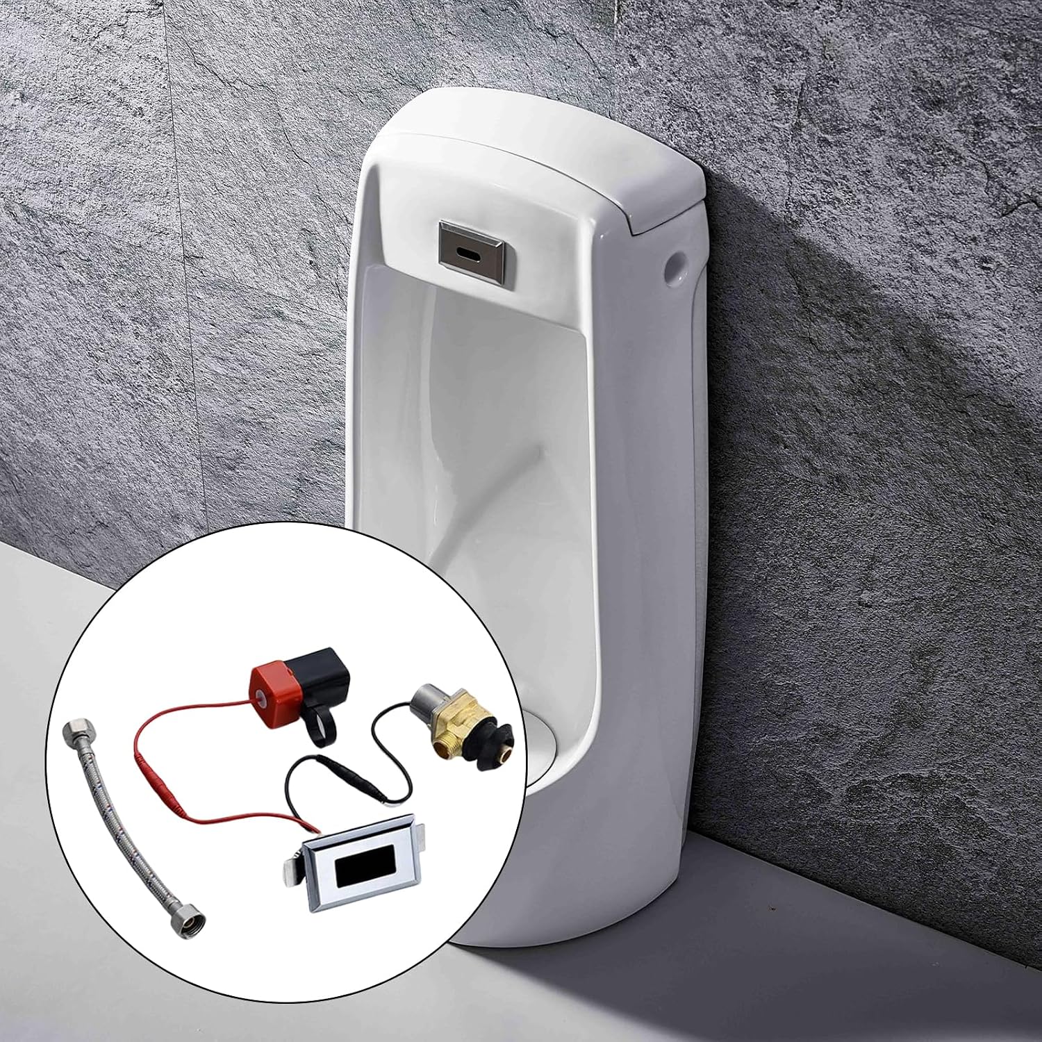 Touchless Urinal Flush Kits Urinal Flusher Solenoid Valves Washroom Concealed Wall Mount Sensors Urinal Sensors Accessories