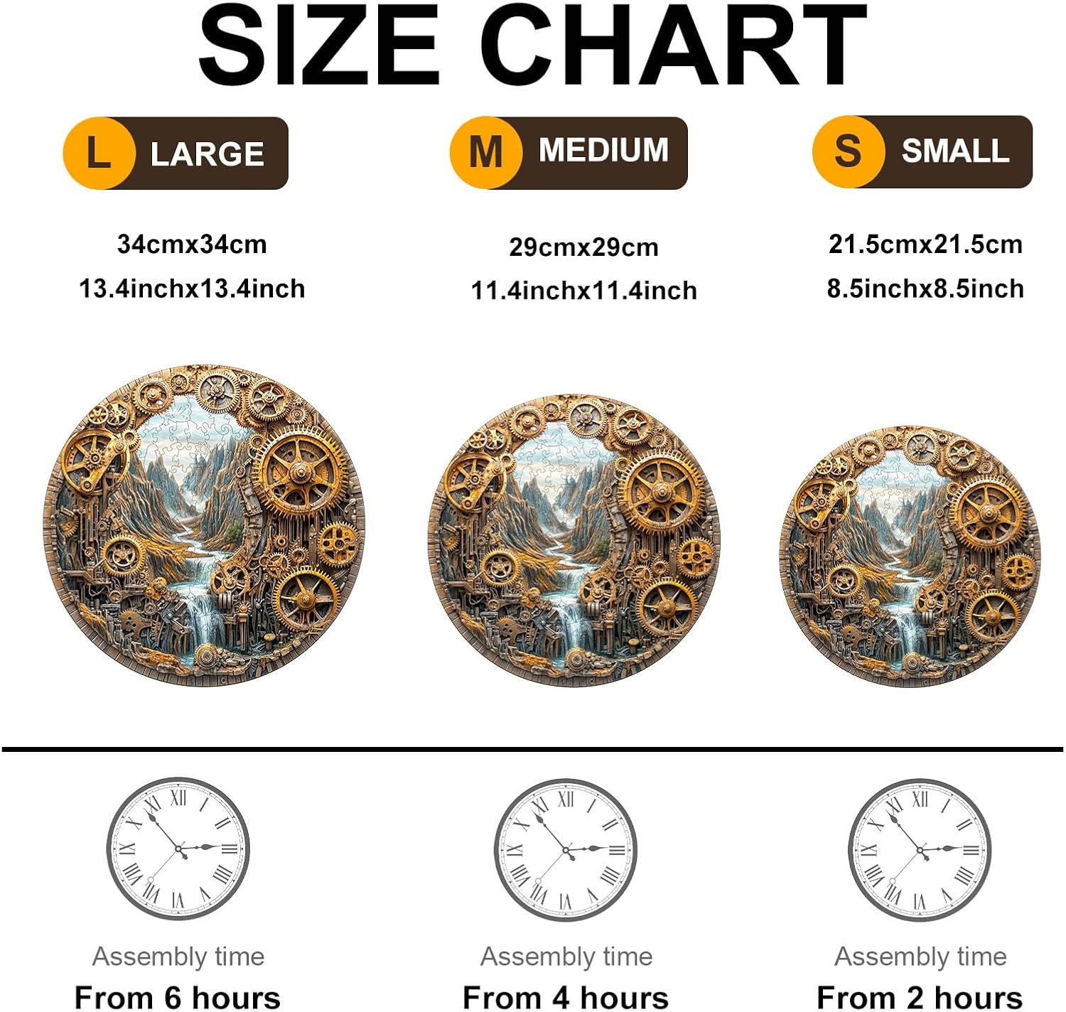 KAAYEE Wooden Puzzles for Adults, Machinery City Wooden Jigsaw Puzzle Unique Shape Wood Puzzle Adult, 3D Effect Flat Puzzle Birthday Christmas Family Game (M-11.4 * 11.4 in-200pcs-Over 16 Years Old)