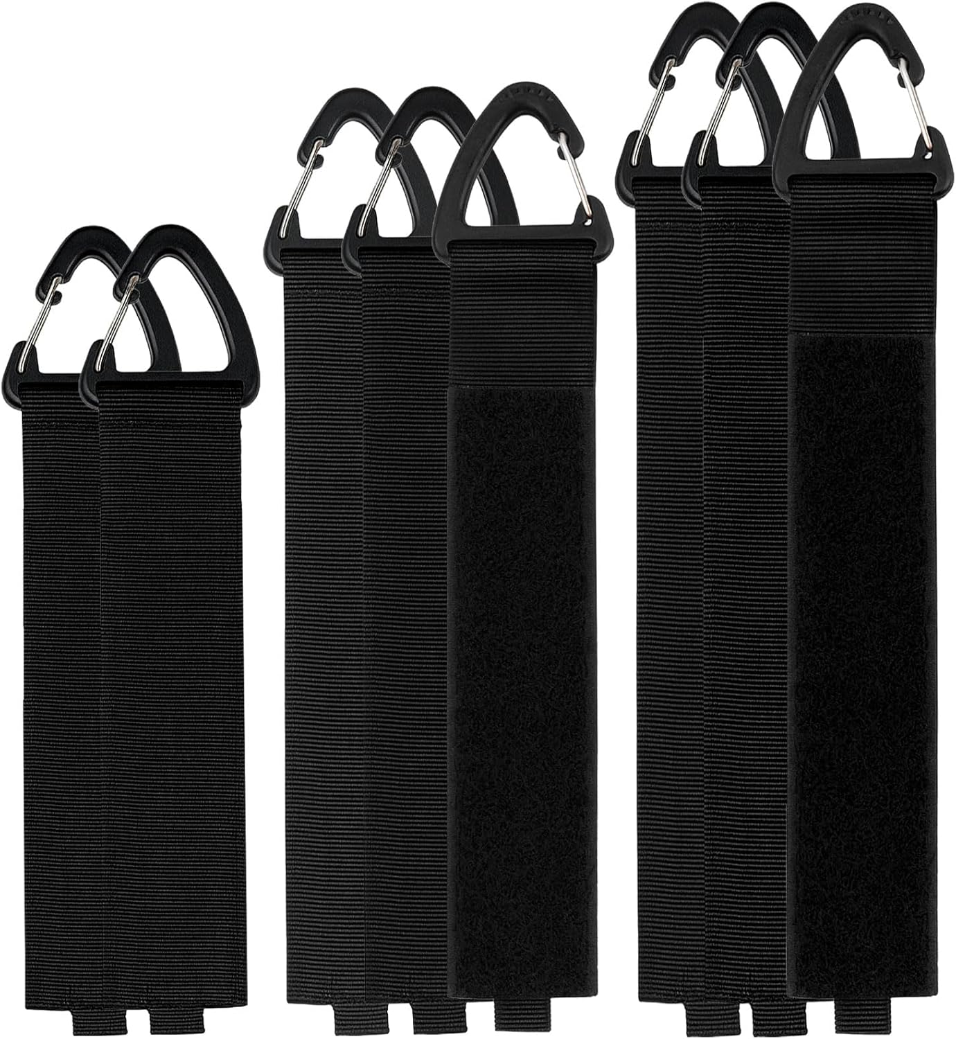 8-Pack Heavy-Duty Extension Cord Organizers – Nylon Storage Straps with Triangle Buckle for Garage, Workshop, and Cable Management