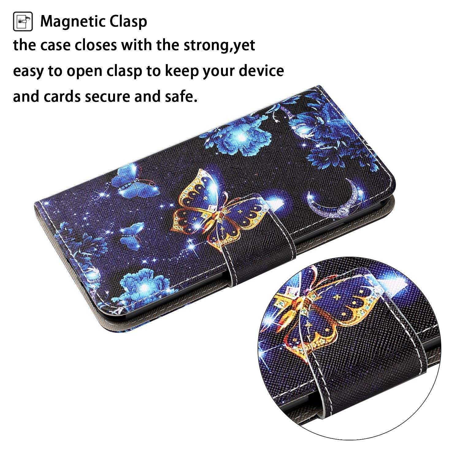 LEMAXELERS Huawei P40 Lite Hülle – Flip Case Mit Mandala-Blumen-Prägung, PU Leder, Magnet, Ständerfunktion