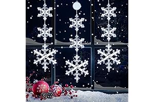 Mesmerizing [Timer] Christmas Snowflake Window Decorations, Bringing Festive Cheer Indoors and Out