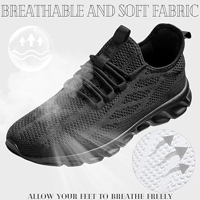 ZGPWZWL Mens Running Shoes Tennis Gym Workout Athletic Sneakers for Men