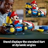 LEGO Mario Kart – Mario & Standard Kart - Nintendo Character Display Figure & Car Model Kit for Gaming Fans - 72037 - 5