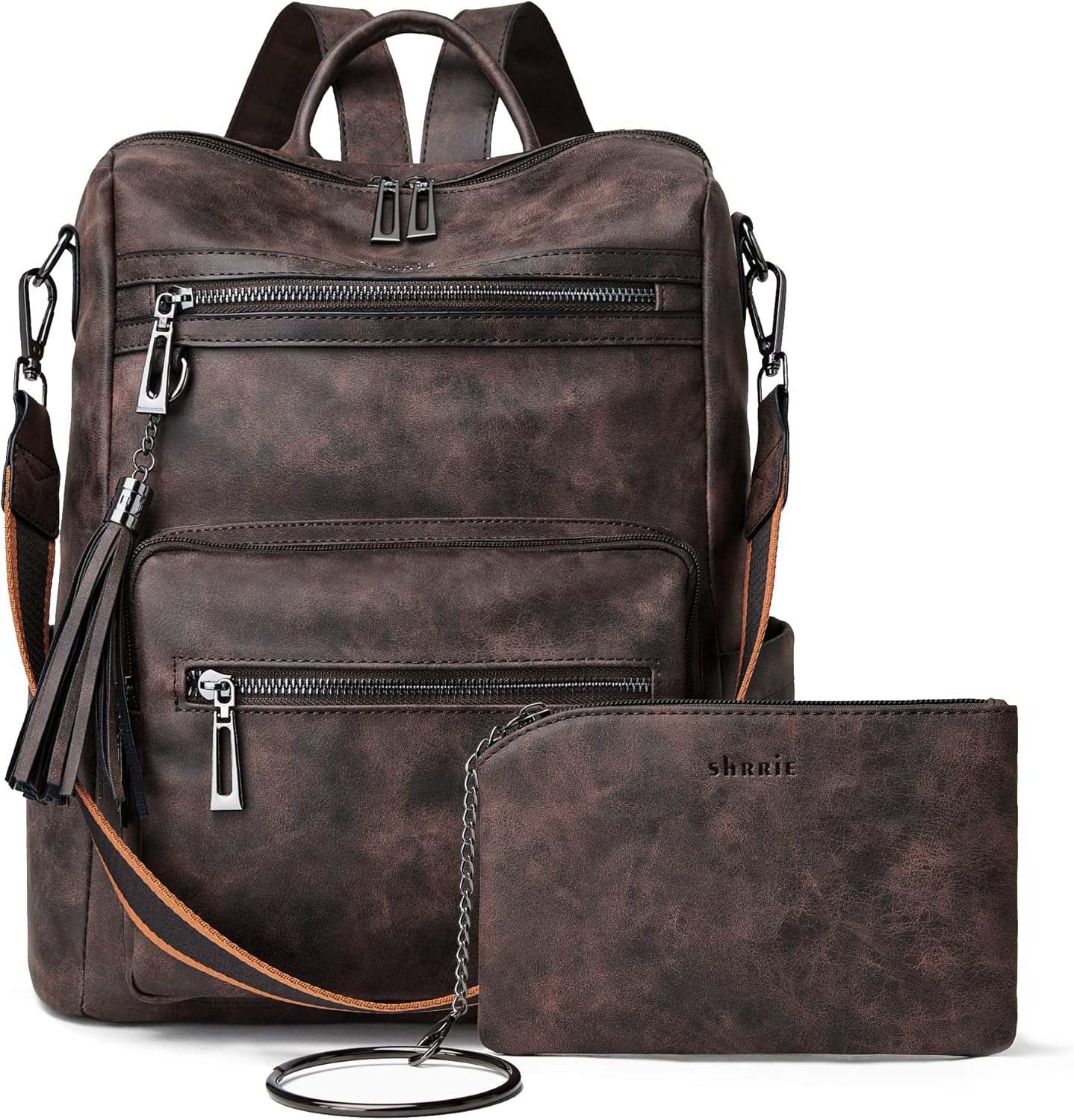 Shrrie Backpack Purse for Women Leather Backpack Fashion