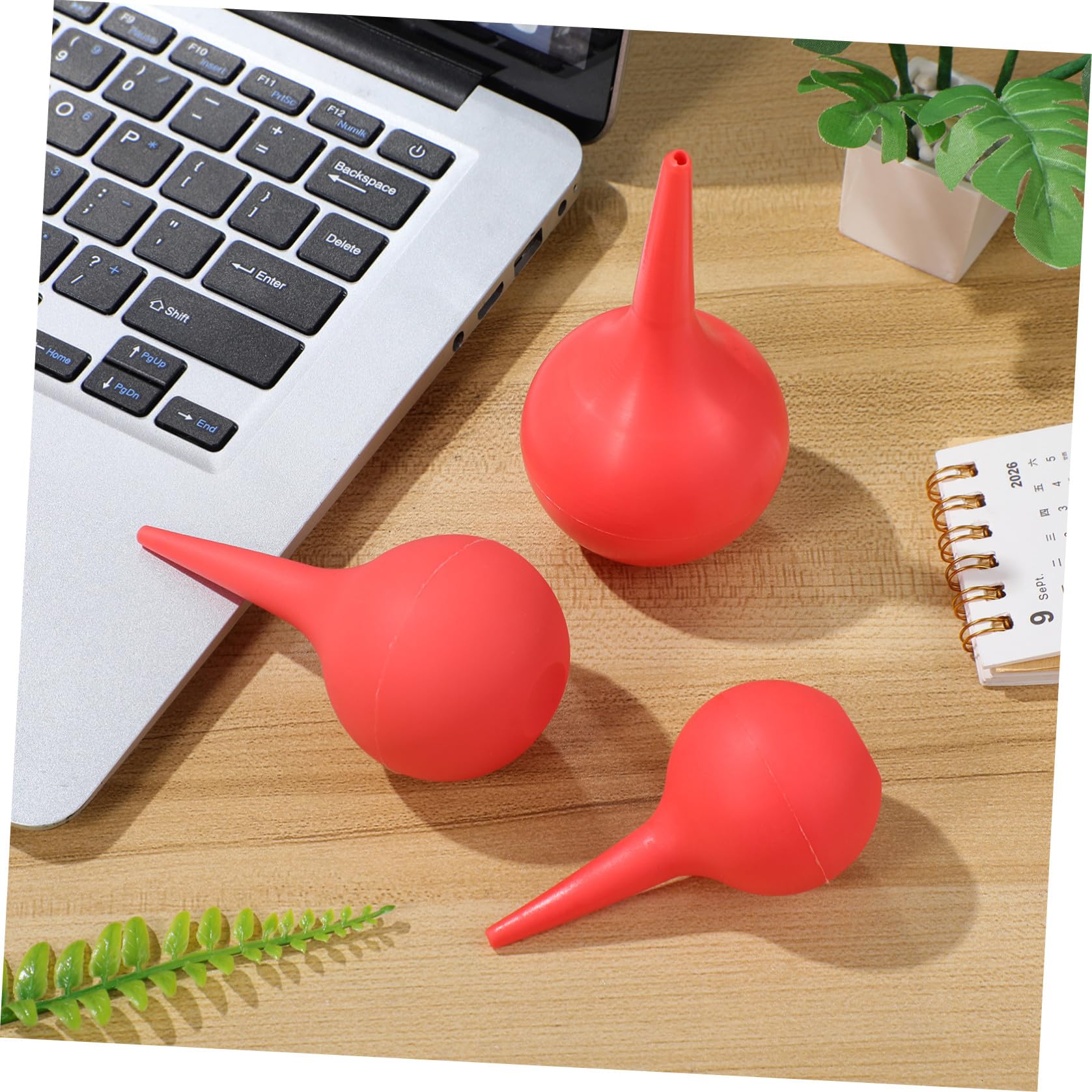 BESPORTBLE 3 Piezas Soplador de Polvo de Goma 60ml para Limpieza Doméstica