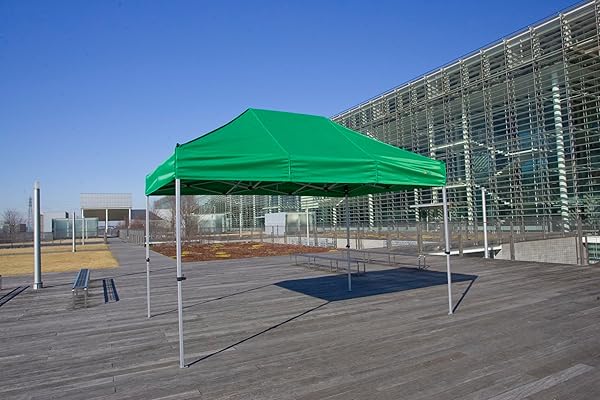 Amazon.co.jp_ さくらコーポレーション テント 集会用テント 運動会用テント イベントテント ワンタッチテント かんたんてんと3 天幕_ 緑 KA_4W _ スポーツ＆アウトドア