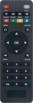 VINABTY Replace Remote Control fit for Amlogic MXQ Pro+ 4k Android TV Box