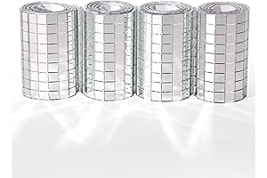 PP OPOUNT 2160 PCS Disco Ball Mirror Tiles 5x5mm