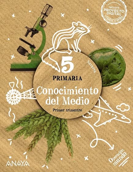 Conocimiento del Medio 5º Educacion Primaria Operación Mundo Navarra