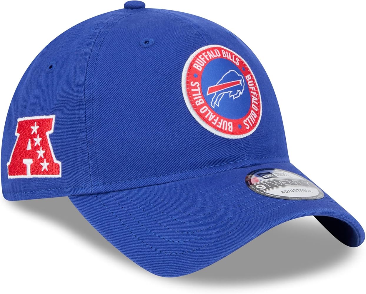Casquette New Era 9twenty – Birmingham Iron, Grise, Patch Football (neuve Sans étiquette)