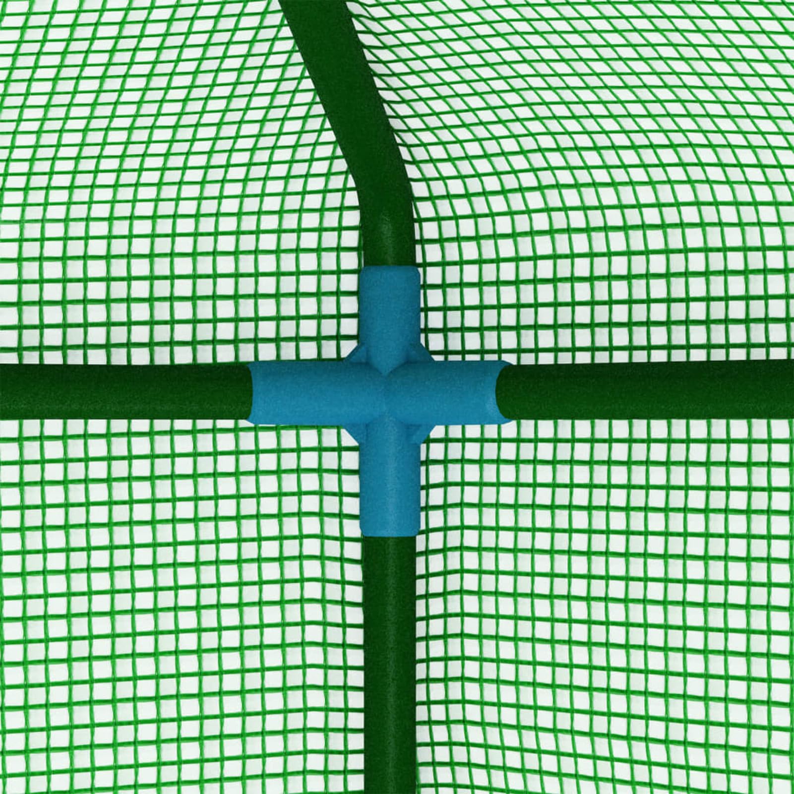 JUDYY Serra con Ripiani in Acciaio 227x223 cm,Prato e Giardino,Giardinaggio,Serre-48166