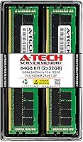 Vista 20 de A-Tech 4GB DDR4 2133MHz PC4-17000 ECC RDIMM 1Rx8 Single Rank 1.2V ECC Registered DIMM de 288 pines Módulo de actualización de memoria RAM