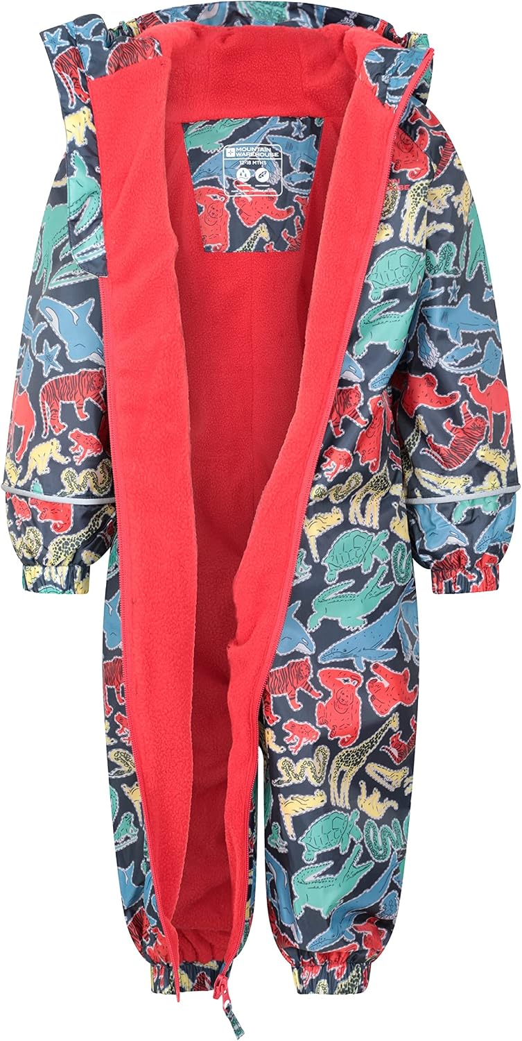Mountain Warehouse Spright Kids Printed Waterproof Rain Suit Raincoat - Spring